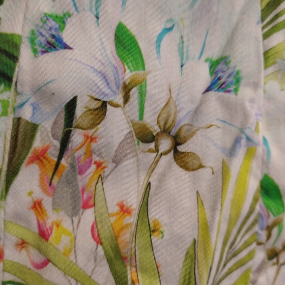 6/7 stunning Zara tropical flower blazer - Picture 5 of 7